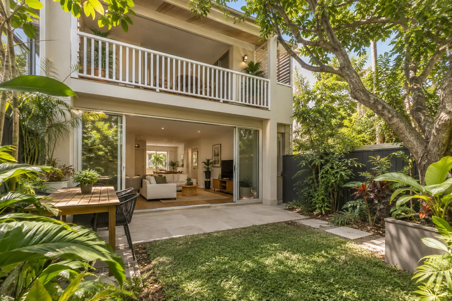 AI-generated demo: Quiet mornings in the courtyard in Paddington
